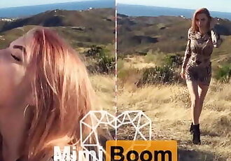 A Beautiful Day to get a Blowjob on Top of the Mountain in South Spain - Mimi Boom