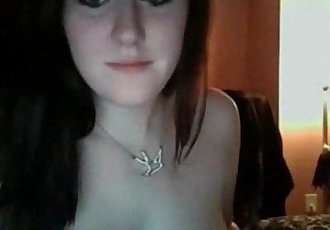 Bitch with nice boobs webcaming