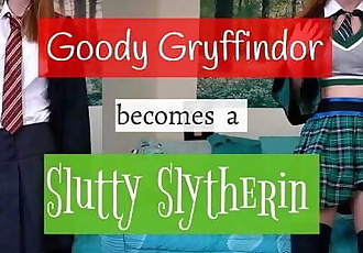 goody Gryffindor se convierte en Un Cachonda slytherin