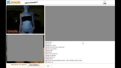 PURPLE HAIRED OMEGLE TEEN LOVES WHAT SHE SEES (Part 2)