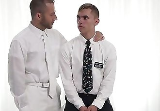 mormonboyz धार्मिक stepdad किनारों अपने सौतेले बेटे