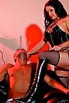luxuriöse Milf Frau in Latex Mit bit Titten hat Erstaunlich hot Sex