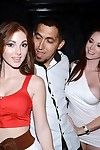 sexy Frauen bare Arsch und Erhalten pussy abgedeckt in Cum bei Realität Sex party
