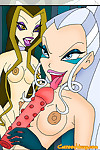 Winx babies and winx witches in the hottest lesbian action - part 2731