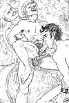 Desnudo comics Con hermosa lesbianas muñecas - Parte 1547