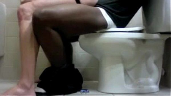 interracial blowjob in public bathroom