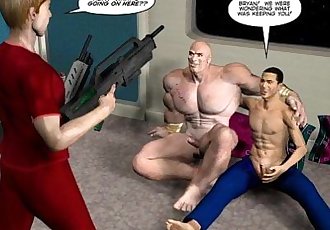 FIRST ANAL CONTACT 3D Gay Cartoon Comic Anime Story