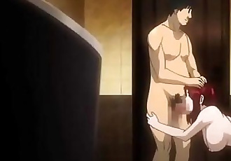 caliente mamá Follada en Cuarto de baño Hentai porno 5 min