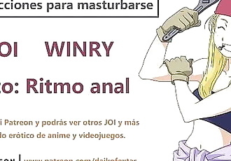 AudioJOI hentai en español. Winry, instrucciones para masturbarse. 9 min