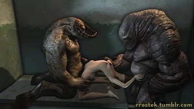 3D Monster Porn Animations - 1 min 14 sec