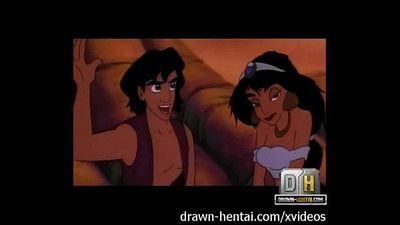 Aladdin Porn - Beach sex with Jasmine - 5 min