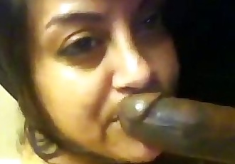 Hot Indian Giving A Blowjob To A BBC - 5 min