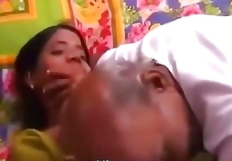 Indian Grandpa and Grand Daughter Play for Money @worldfreex.com 6 min