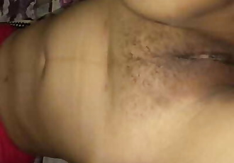 Saving Indian Wife Hairy Pussy with Razor