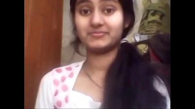 Cute North Indian Girl Showing Her Boobs On Cam to BF - 2 min