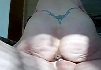Fucking and creampie My 50 years Wife - 8 min