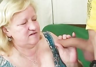 Wife comes in when her huge mom rides my cock